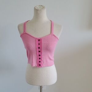 POL Pink Crop Top Stylish and Trendy Size L and S available new without tags